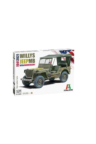 Italeri 3635s 1/24 Jeep Willys Mb Demonte Plastik Maketi