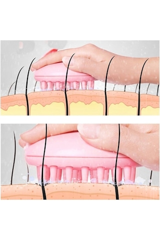 MorBebe Bebek Çocuk Saç Derisi Masaj Bakım Fırçası