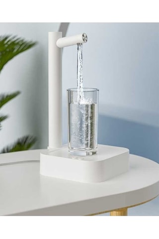 Flybuy Yystore Taşınabilir T336 Su Sebili Pompası Masaüstü Elektrikli Akıllı Xp Beyaz