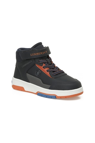 Lumberjack Nıtra Hı 5pr Lacivert Erkek Çocuk High Sneaker 000000000102022073 Lacivert-turuncu