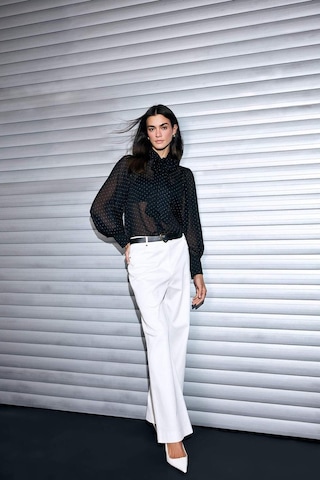 Defacto Overshırt Fıt Fular Yaka Simli Twill Bluz G7960ax26spbk81 Siyah-bk81