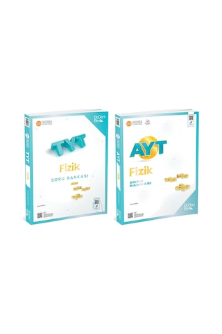 Üç Dört Beş Yayıncılık 345 Tyt - Ayt Fizik Soru Bankası Set 2 Kitap