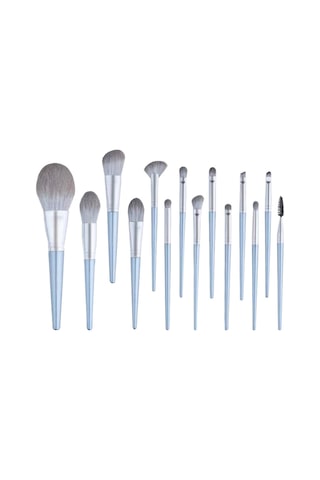 Moveevo 14 Adet Makyaj Fırçası Seti Sentetik Fırça Seti Fondöten Pudra Allık Göz Farı Karıştırmak İçin