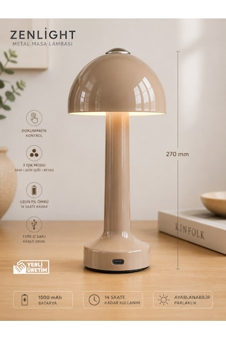 Zenlight Metal Masa Lambası Kum Beji