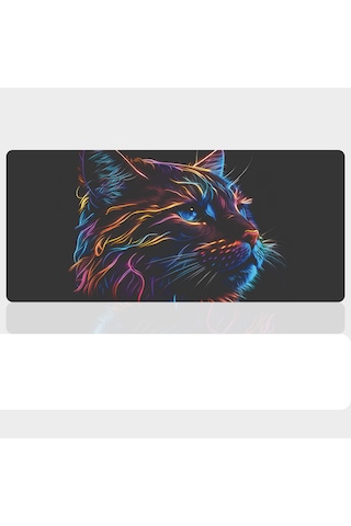 90x40 Cm Desenli Oyuncu Gaming Mouse Pad Kaymaz Kauçuk Taban Fare Altlığı Xxl Neonstrike Serisi 05