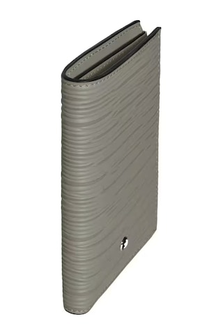 Mont Blanc Montblanc 4810 Mini Dikey 6 Kartlık Cüzdan 199346 Gri