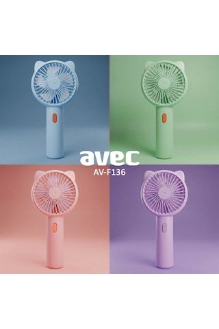 Avec Av-f136 Usb Şarjlı Mini Fan