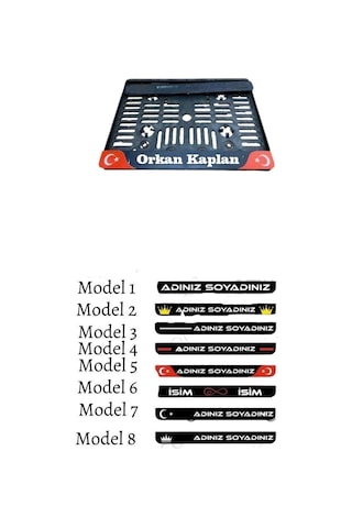 Kişiye Özel 1 Adet Takmatik Motor Plakalık Kişiye Özel 1 Adet Takmatik Motor Plakalık