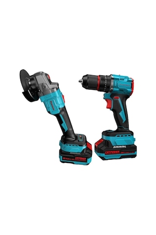 Catpower E1030 Kömürsüz Li-on Akülü 2'li Matkap + Avuç Taşlama Kombo Set Catpower E1030 Kömürsüz Li-on Akülü 2'li Matkap + Avuç Taşlama Kombo Set