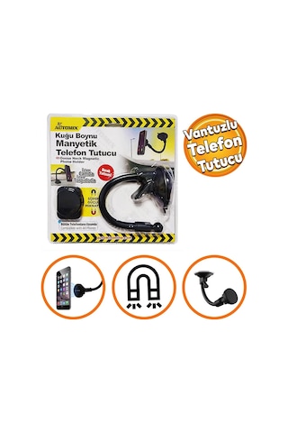 Automix Kuğu Boynu Manyetik Mıkmatıslı Bükülebilir Telefon Tutucu