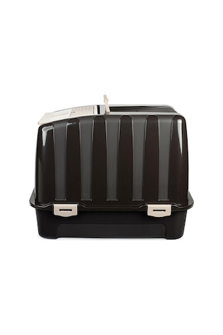 Pribor Hz-335 Kedi Köpek Evcil Hayvan Tuvaleti Büyük Boy Siyah Bej