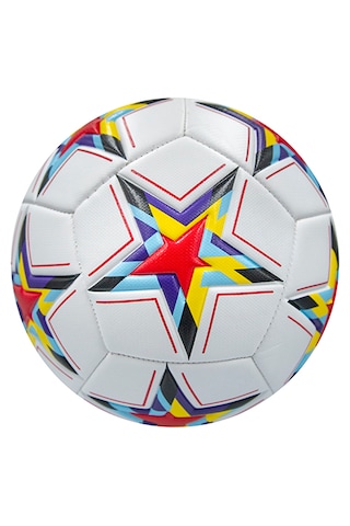 Alastor Şampiyonlar Ligi Futbol Topu Pompa Ve Tekmelik Beyaz - Kırmızı