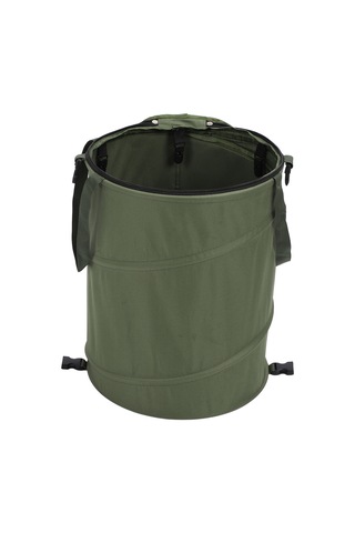 Hangfox Yeşil Oxford Kumaş 91l Folding Kamp Çöp Kutusu, Portable İçin Zıplayıcı Kapağı Ve Taşınabilir Tasarım, Piknik Ve Bahçe Kullanıma Uygun Askeri Yeşil