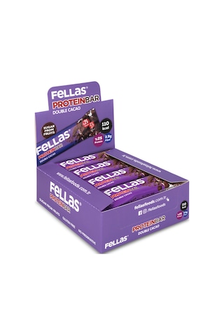 Fellas Duble Kakaolu Protein Bar 12 x 32 G