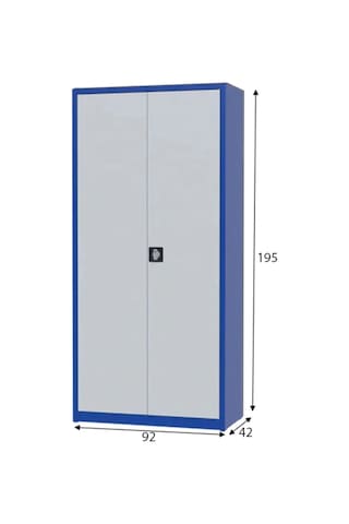 Çelik Dosya Dolabı Metal Dolap Ofis Dolapları Mavi / Gri
