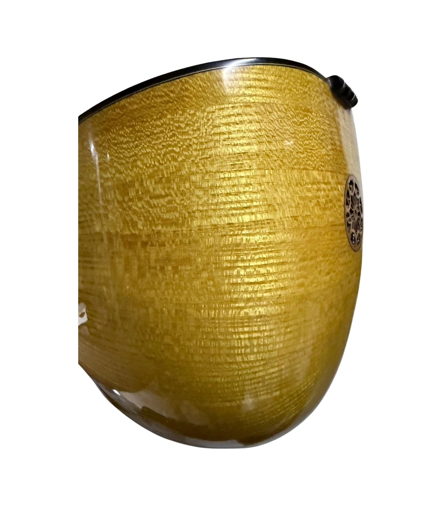 Ms Müzik El Yapımı Kısa Sap Bağlama Yaprak Dut 38 Tekne