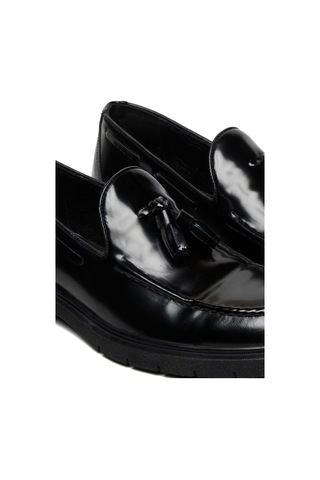 Bestello Bağcıksız Püsküllü Kauçuk Taban Casual 028-4083 Erkek Ayakkabı Sıyah Acma