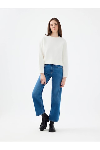 Loft Beyaz Kadın Sweatshirt Lf2041105 Beyaz