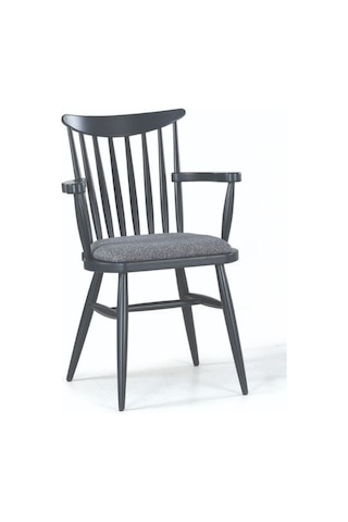 Cotswold Ahşap Kolçaklı Sandalye Ceviz - Kahverengi