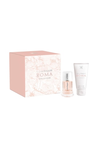 Laura Biagiotti Roma Fiori Bianci Edt 25 Ml + Body Lotion 50 Ml Kadın Parfüm Setia Çiçeksi
