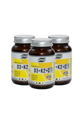 Phytodef D3 + K2 + C 3 x 60 Tablet