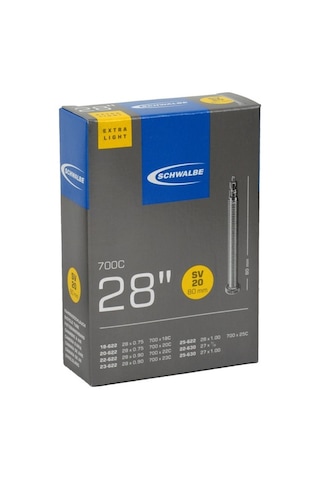 Schwalbe Uzun İnce Sibop İç Lastik Sv20 X-light 80mm