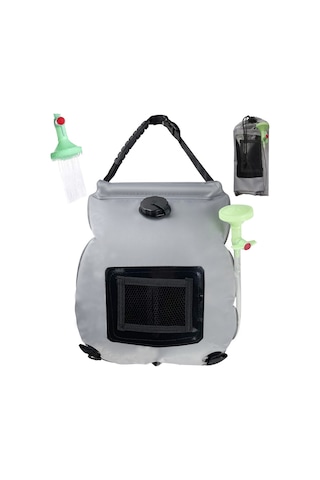 Springsun Güneş Enerjili Taşınabilir Duş Çantası - 20l Kapasiteli, Kamp Ve Seyahat İçin Pratik Çözüm