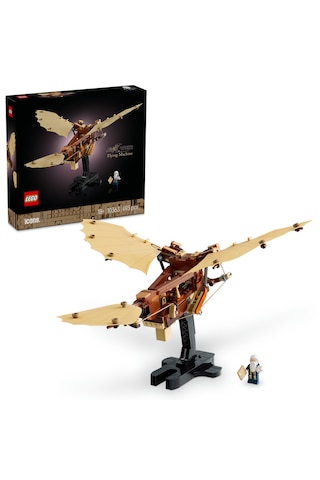 LEGO® Icons Leonardo da Vinci’nin Uçan Makinesi 10363 - Tarih Seven Yetişkinler için Dekoratif Model Yapım Seti (493 Parça)