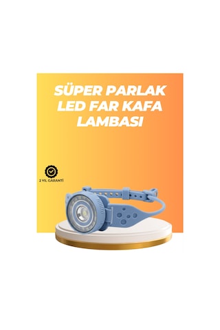 Suya Dayanıklı Led Kafa Lambası Kullanım