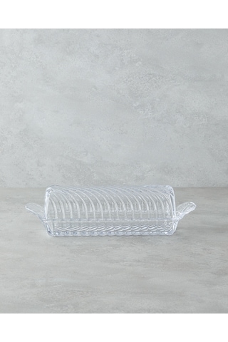 English Home Aura Cam Sunumluk 33x9x9 Cm Şeffaf Şeffaf