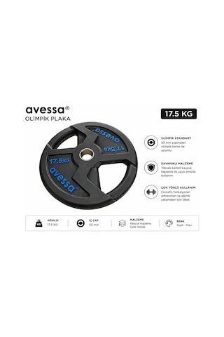 Avessa Op-17,5kg Olimpik Plaka 17,5 Kg