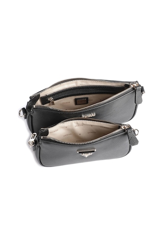 Guess Saffiano Noelle Mini Kadın Çapraz Çanta Hwzg7879710 Siyah