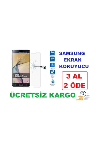 Samsung Uyumlu J7 Prime Temperli Kırılmaz Cam Ekran Koruyucu
