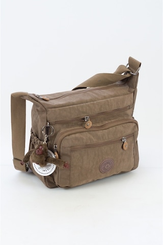 Krinkıl / Klinkır Su Geçirmez Kumaş Çok Gözlü Çapraz Kol Ve Omuz Postacı Çantası Vizon 5835 Vizon