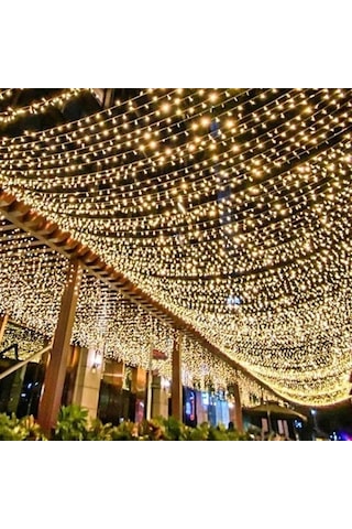 50 Metre Gün Işığı İp Led 220v Prize Takılabilir Süsleme Ledi Prinç Led Yılbaşı Dekorasyon Ledi Gün Işığı