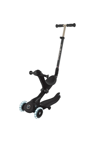 Globber Go Up Deluxe Işıklı Scooter - Siyah siyah