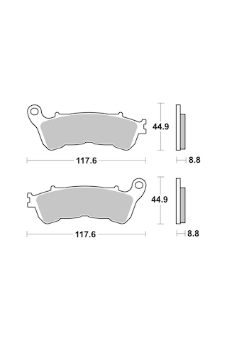 Brembo Honda Cbf1000 06-13 , Nc700 Ön Fren Balatası 388