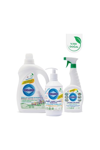 Bebek Hijyen Seti- Çamaşır Deterjanı-emzik Biberon Temizleyici-leke Çıkarıcı 2200 ML