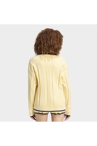 Adidas Ks4968 Cardıgan Kadın Sweatshirt Bej
