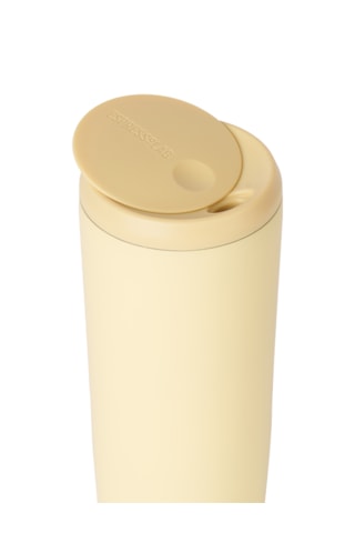 Sarı Mat Dokulu Paslanmaz Çelik Termos 450 Ml Kapaklı No:141