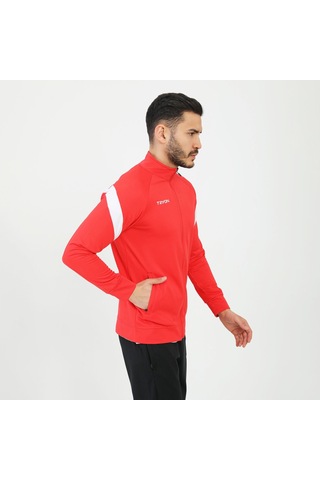 Tryon Kırmızı - Beyaz Erkek Futbol Kamp Sweat Kamp Eşofman Evo Pr 001
