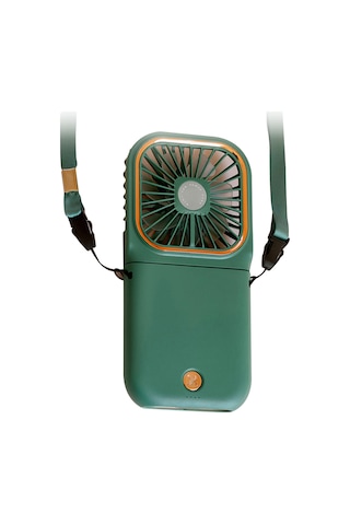 Ranyeek Kolaysağlanabilir Boyun Bağlı Usb Şarjlı Folding Fan - 3 Hızlı, 180 Ayar, Telefon Tutucu Ve Power Bank Özellikli Taşınabilir Soğutucu