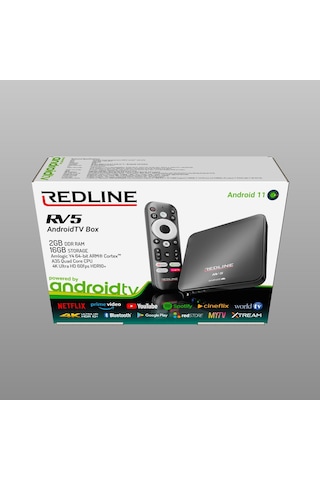 Redline RV5 Lisanslı Android 11 TV Box