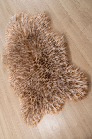 Yumoş Post Kesim Puffy Leopar Desen Kahverengi