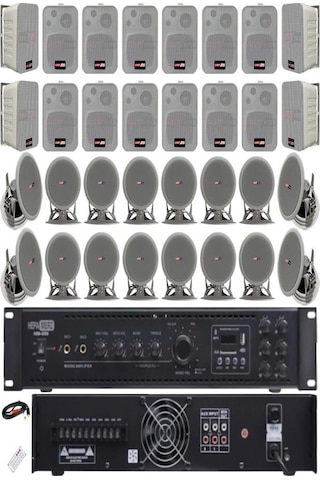 Lastvoice Double Paket-9 Anfili Duvar Ve Tavan Hoparlör Seti