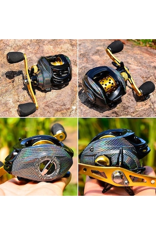 Proberos Metal Damla Tekerleği 18+1 Eksen Cazibesi Balık Olta Makinesi, Stil: Dw132sr Sağ El