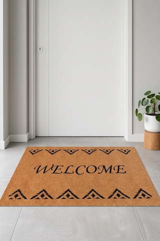 Villadia Home Textile Kapı Önü Paspası Kaymaz Taban Dekoratif Paspas Ev Giriş Antre İç Ve Dış Mekan Paspası 45x70 Cm 18ypycoco