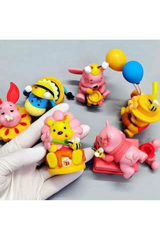 Winnie The Pooh Bahar Serisi Mini Koleksiyon Figürü 8 Cm Rastgele 1 Adet