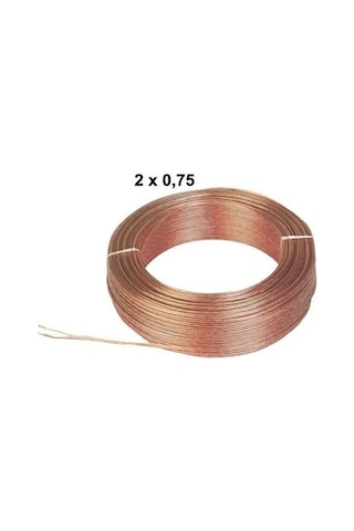 2x0,75 Kordon Yassı Kablo Cca Kablo 25 Metre