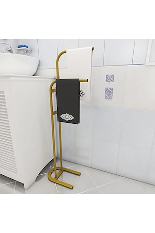 Retro Gold Dik Havluluk Banyo Düzenleyici Konsept Havluluk Gold - Altın